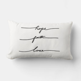 Typografi av lågpriscitattecken, hand plockade bab lumbarkudde