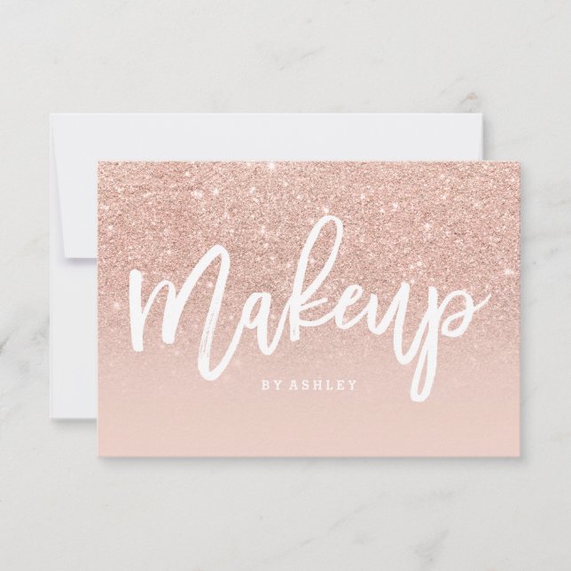 Typografi av Makeup-certifikat  ro guld (Framsida)