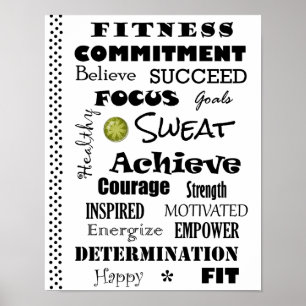 Typografi av motiv och inspirationsförmåga poster