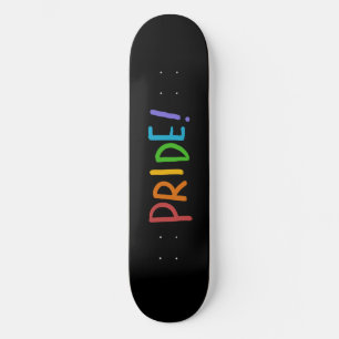 Typografi av pridet LGBT Färg Mini Skateboard Bräda 18,5 Cm