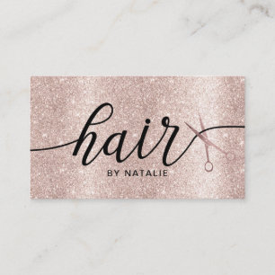 Typografi av Ro Guld Glitter Visitkort