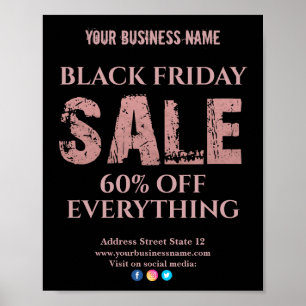 Typografi av Ro guld Poster