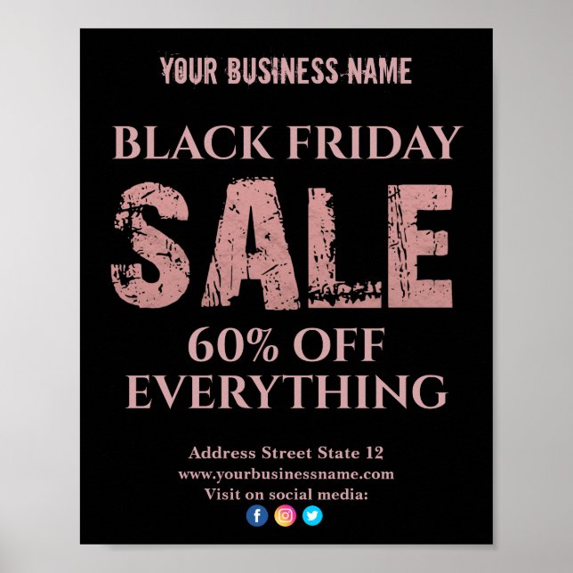 Typografi av Ro guld Poster (Framsidan)