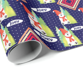 Typografi av snyggt Polar Bear Namn Presentpapper