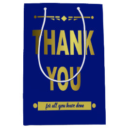 Typografi av Tack-avskrivning, blå Guld