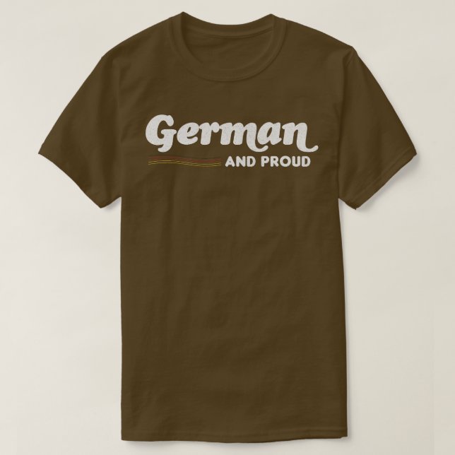 Typografi av TYSKLAND OCH PROUD T Shirt (Design framsida)