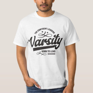 Typografi av varsity Stil T Shirt