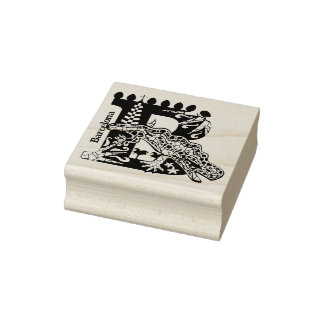 Typografi B (Barcelona: Spanien) Frimärke Stämpel