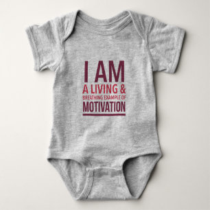 Typografi Baby Bodysuit T Shirt