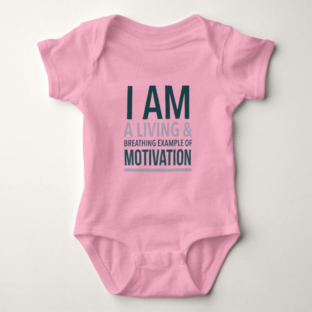 Typografi Baby Bodysuit T Shirt (Framsida)