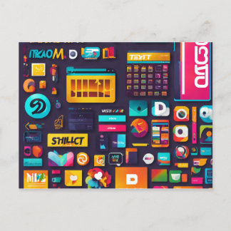 Typografi: Bära Ord Vykort