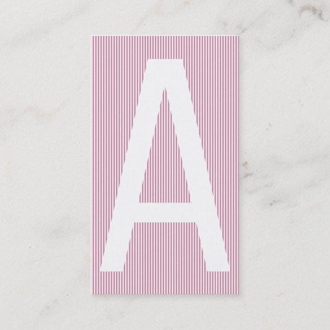 Typografi baserad visitkort (Baksida)