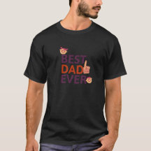 Typografi Bästa Pappa någonsin Shirt-Fars dag