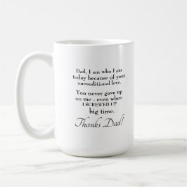 Typografi Best Pappa i World Uncondition Lov Kaffemugg