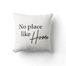 Typografi Black and white No ställe like home