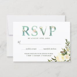 Typografi Blommigt Greenery Watercolor OSA