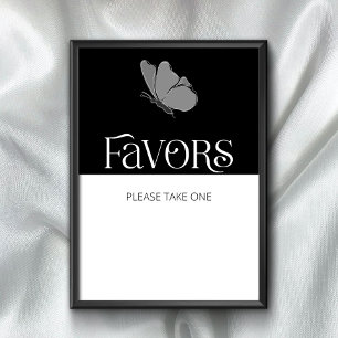 Typografi Butterfly favors, ta en Poster