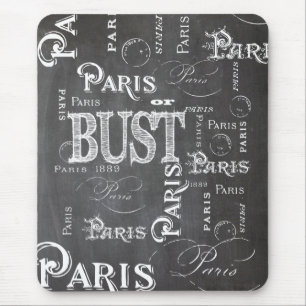 Typografi Calligraphy Paris Frankrike Eiffel Torn Musmatta