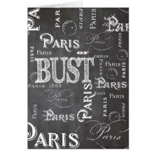 Typografi Calligraphy Paris Frankrike Eiffel Torn OBS Kort