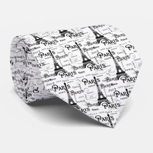 Typografi Calligraphy Paris Frankrike Eiffel Torn Slips
