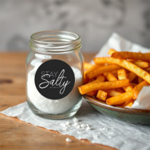 Typografi Christian Scripture Keep Salty Black