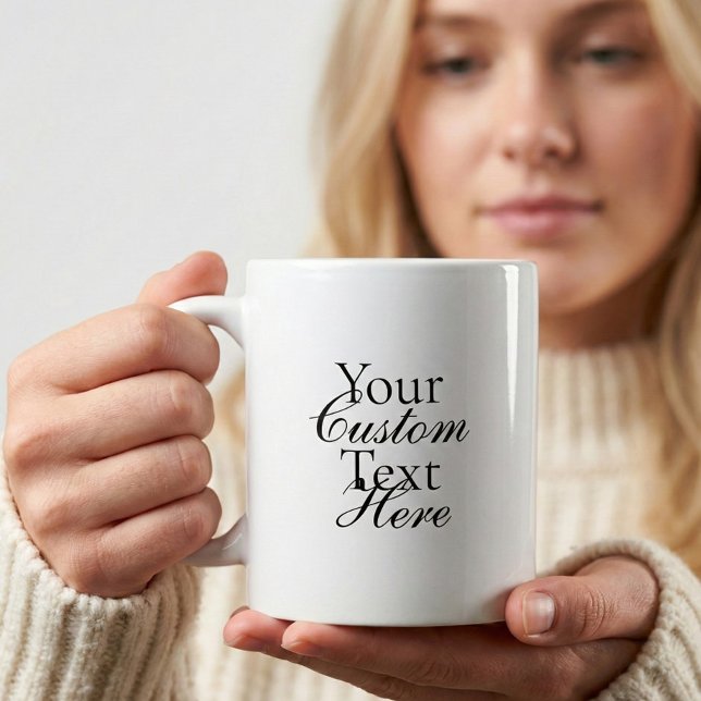 Typografi Din Citat Serif Och Skrift Kaffemugg (Skapare uppladdad)