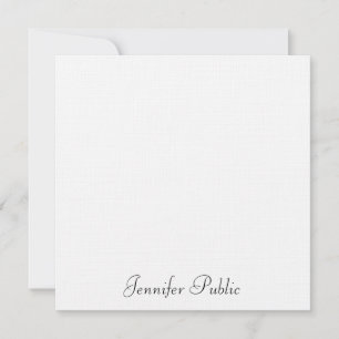 Typografi Elegant Modern enkel malllinje Anteckningskort