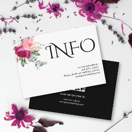 Typografi, eukalyptus, uppgifter om blommor från r tilläggskort