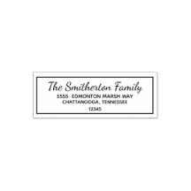 Typografi Familj Efternamn Returadress