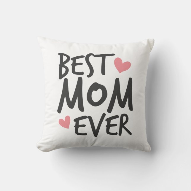 Typografi för bästa Mamma någonsin i Mors dag Kudde (Framsida)