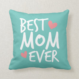Typografi för bästa Mamma någonsin i Mors dag Kudde