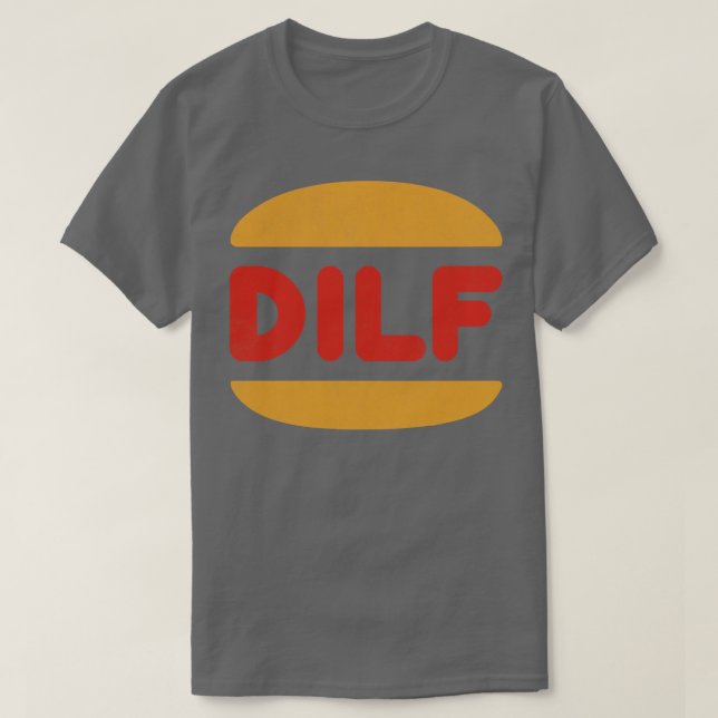 Typografi för DILF Retro Stil 1 T Shirt (Design framsida)