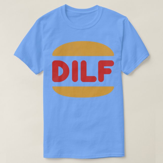 Typografi för DILF Retro Stil 1 T Shirt (Design framsida)
