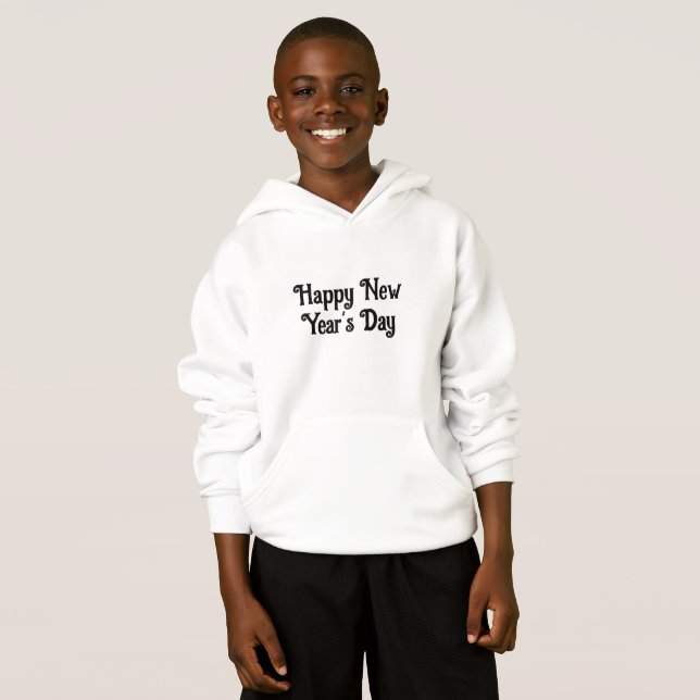 Typografi för enkel Gott nytt år T Shirt (Hel framsida)