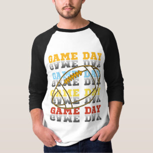 Typografi för Football-älskare på speldagen T Shirt