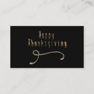 Typografi för guld för happy visitkort