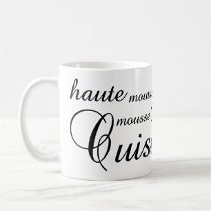 Typografi för Haute cuisine~ Kaffemugg