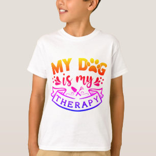 Typografi för hundcitat t shirt