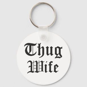 Typografi för kultur för Thugfrupop Nyckelring