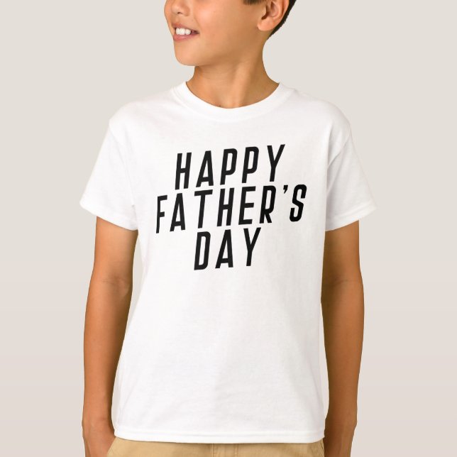Typografi för Lycklig Fars dag | Shirt T (Framsida)