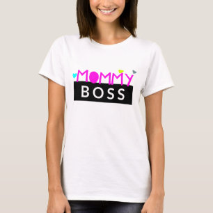 Typografi för mammacheflilor t shirt
