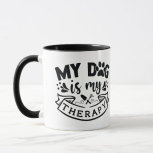 Typografi för min Hund Speciell Hund Mugg