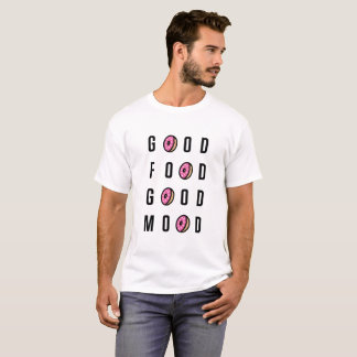 Typografi för munk för Mood | för bra mat bra Tee Shirt