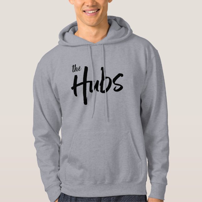 Typografi för navets funktionella penselskript för hoodie (Framsida)