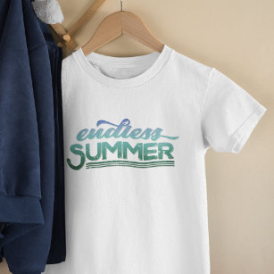 Typografi för oändlig sommar-Vintage T Shirt