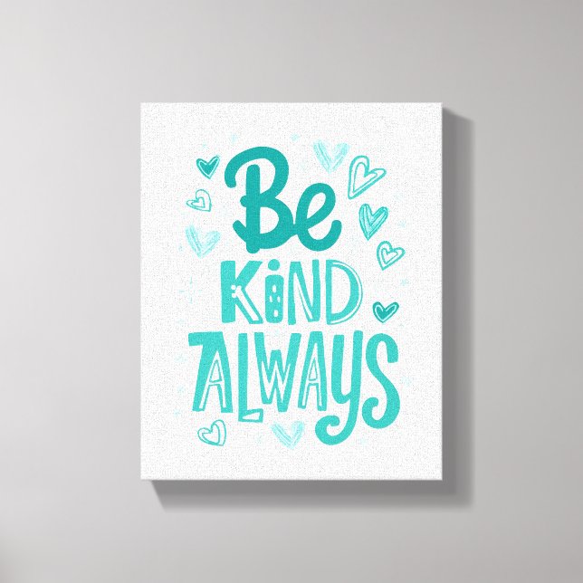 Typografi för positiv indness-matteringar canvastryck (Framsida)