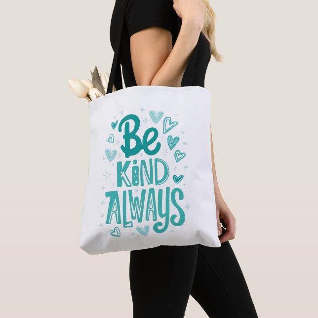 Typografi för positiv indness-matteringar tygkasse (Närbild)