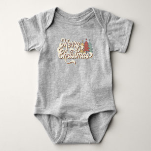 Typografi för Retro Vintage God jul T Shirt