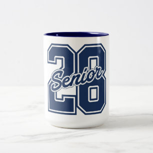 Typografi för Senior Pride Klass 2026 Två-Tonad Mugg