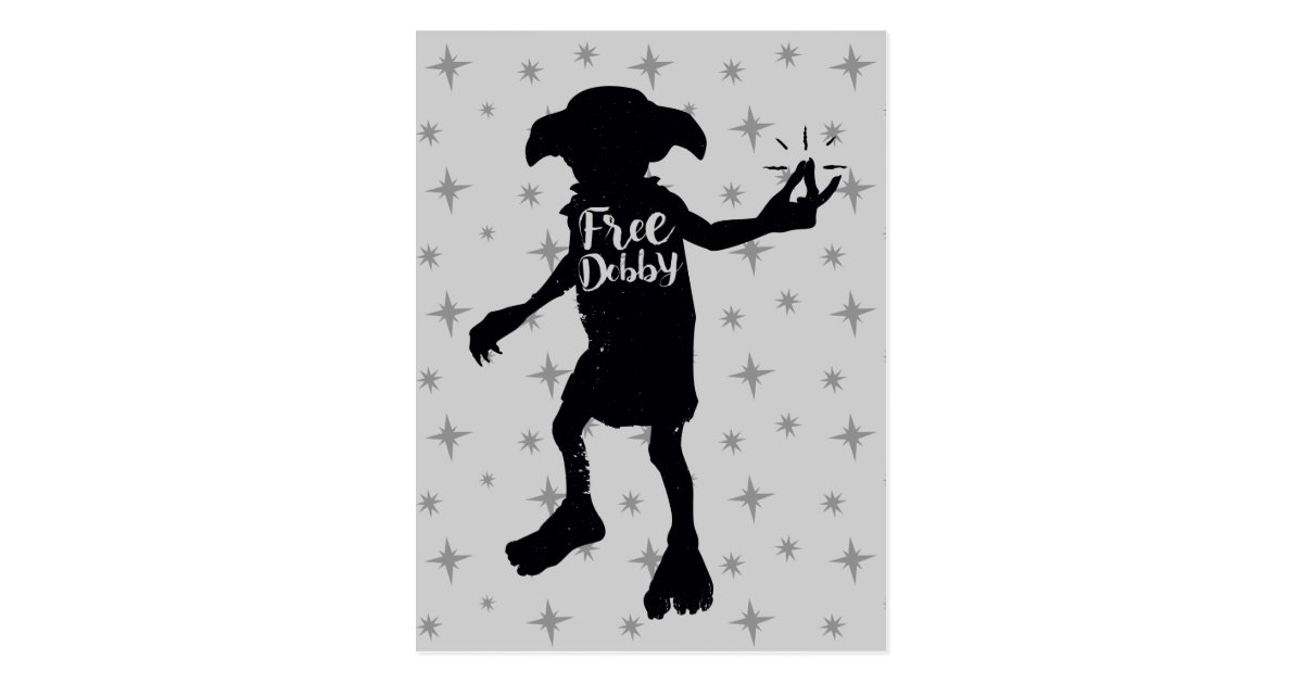 Typografi For Silhouette Harry Potter For Fri Vykort Zazzle Se